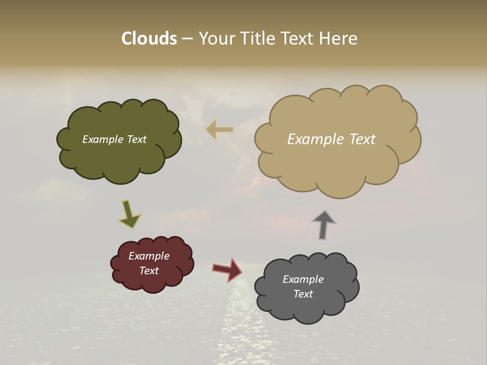 Scenery Construction Highway PowerPoint Template