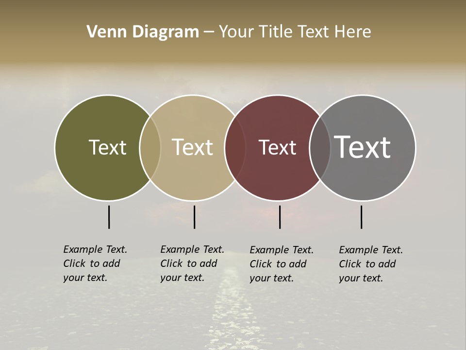 Scenery Construction Highway PowerPoint Template