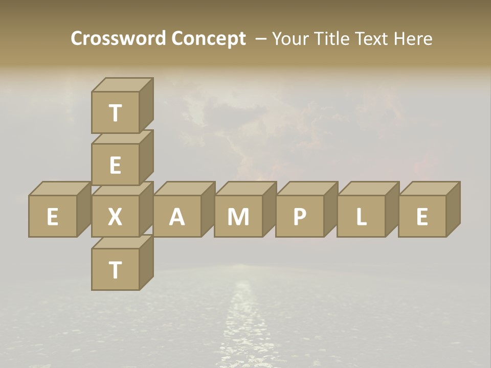 Scenery Construction Highway PowerPoint Template
