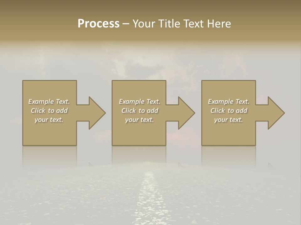 Scenery Construction Highway PowerPoint Template