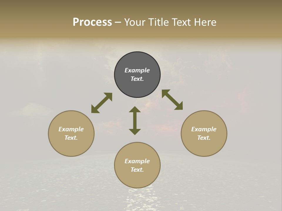 Scenery Construction Highway PowerPoint Template