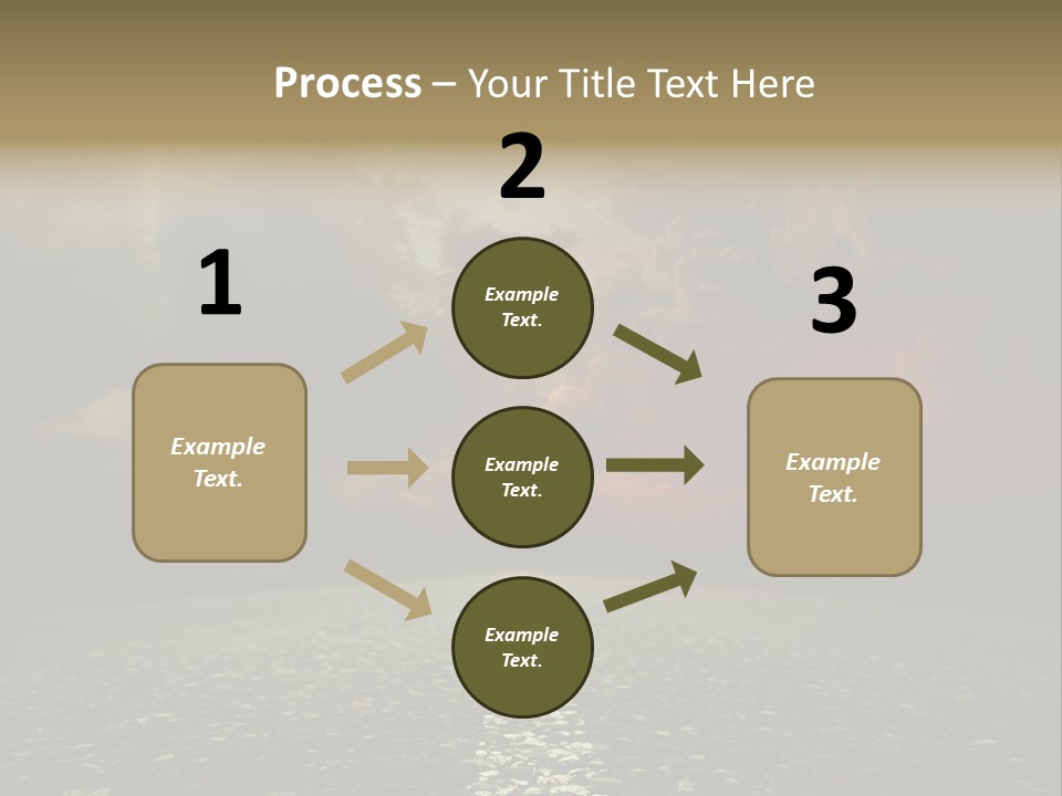 Scenery Construction Highway PowerPoint Template