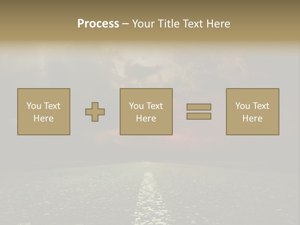 Scenery Construction Highway PowerPoint Template