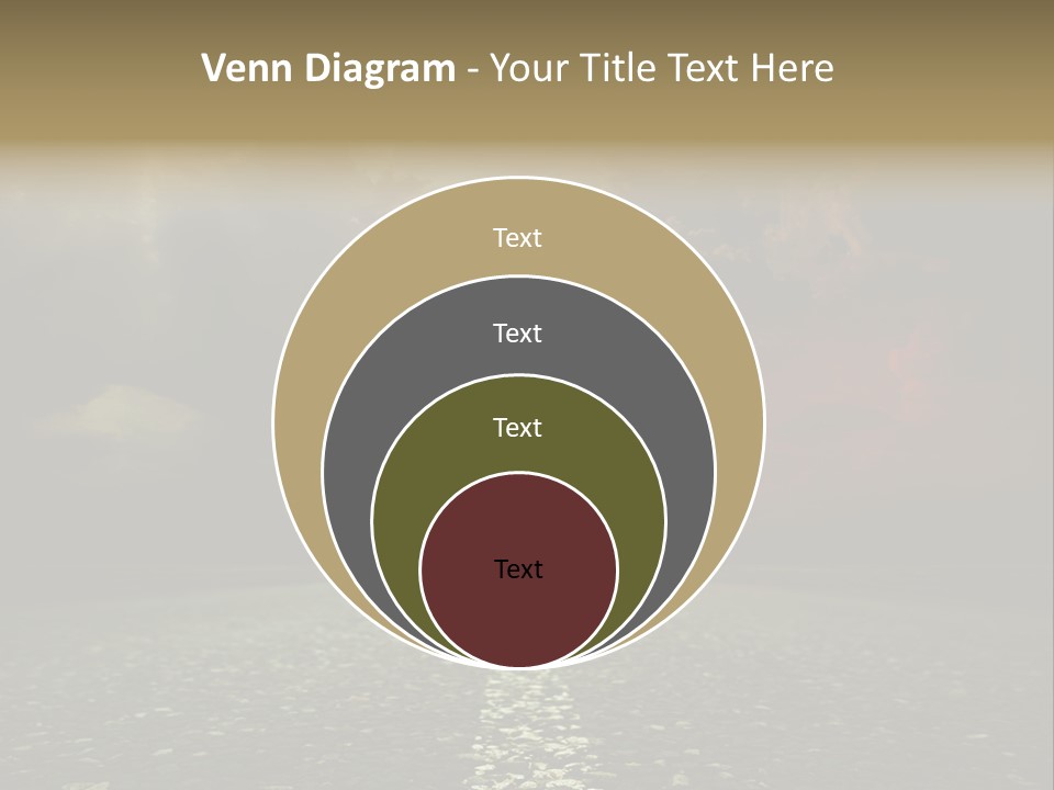 Scenery Construction Highway PowerPoint Template