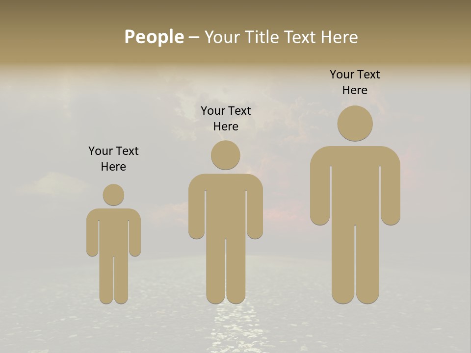 Scenery Construction Highway PowerPoint Template