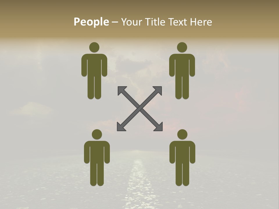 Scenery Construction Highway PowerPoint Template