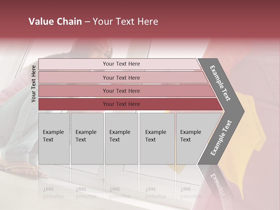 Glass Windowsill Spring Clean PowerPoint Template