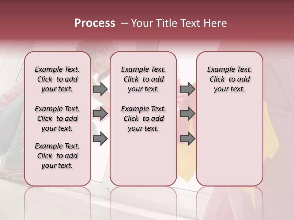 Glass Windowsill Spring Clean PowerPoint Template