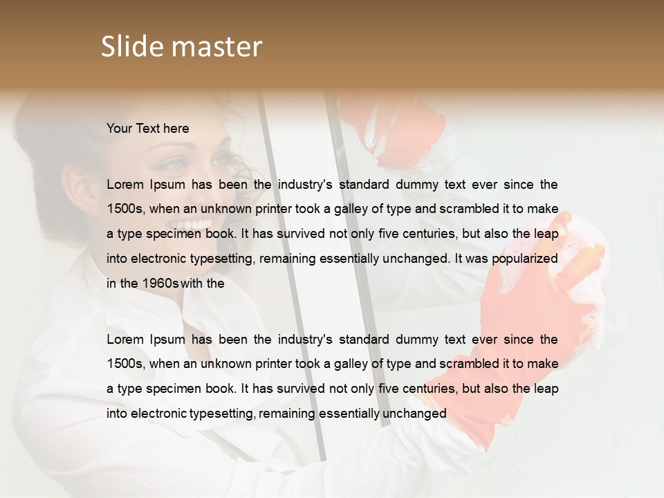 Businesspeople Duty Household PowerPoint Template