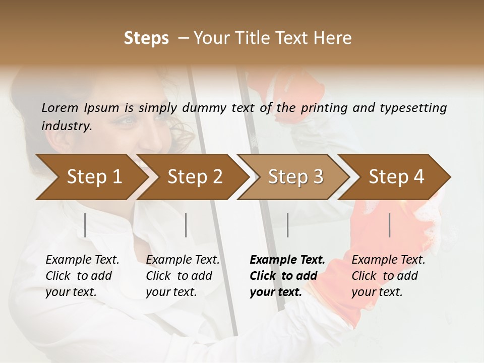 Businesspeople Duty Household PowerPoint Template