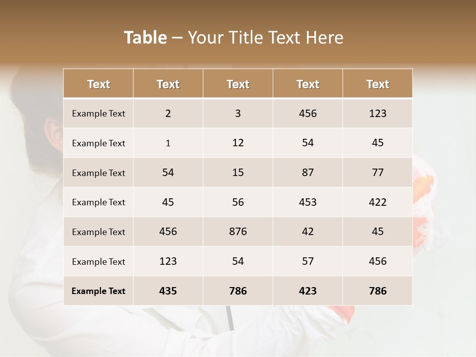 Businesspeople Duty Household PowerPoint Template