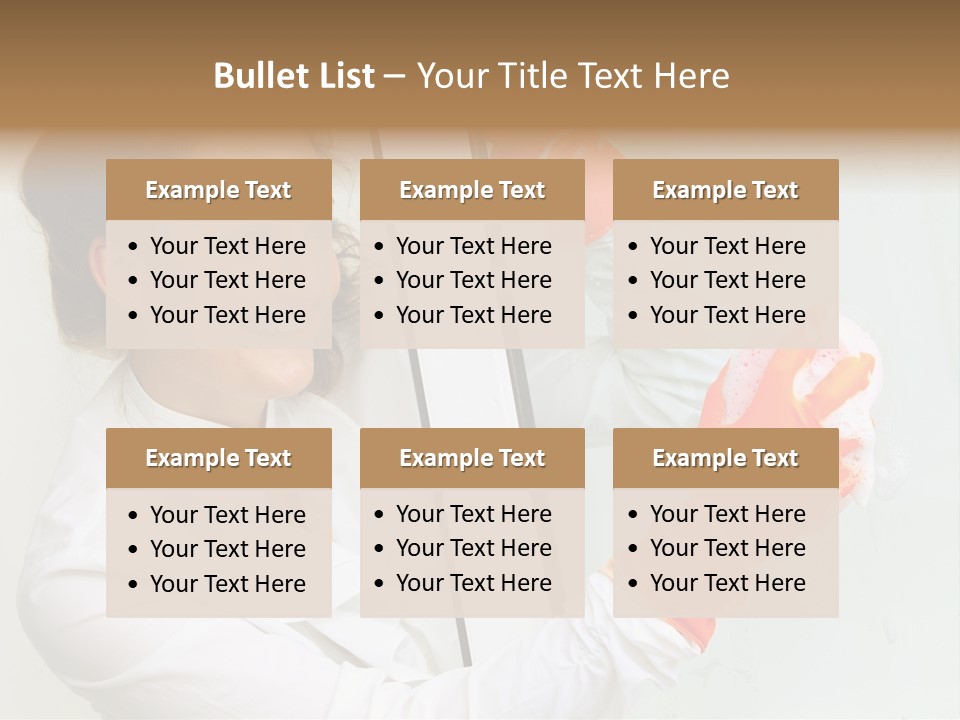 Businesspeople Duty Household PowerPoint Template