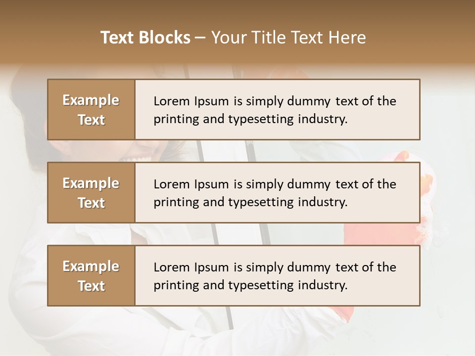 Businesspeople Duty Household PowerPoint Template