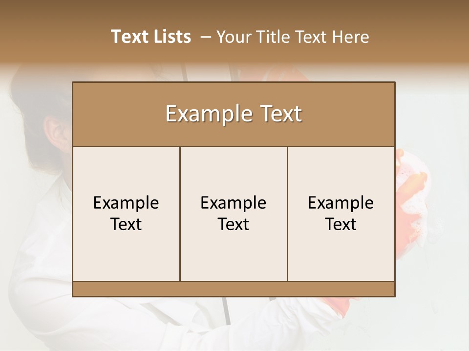 Businesspeople Duty Household PowerPoint Template