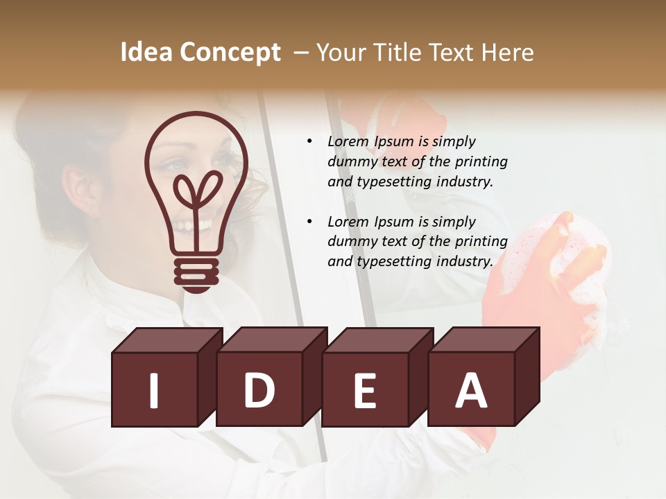 Businesspeople Duty Household PowerPoint Template