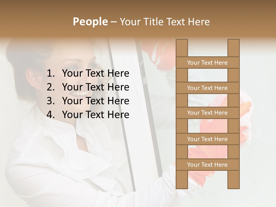 Businesspeople Duty Household PowerPoint Template