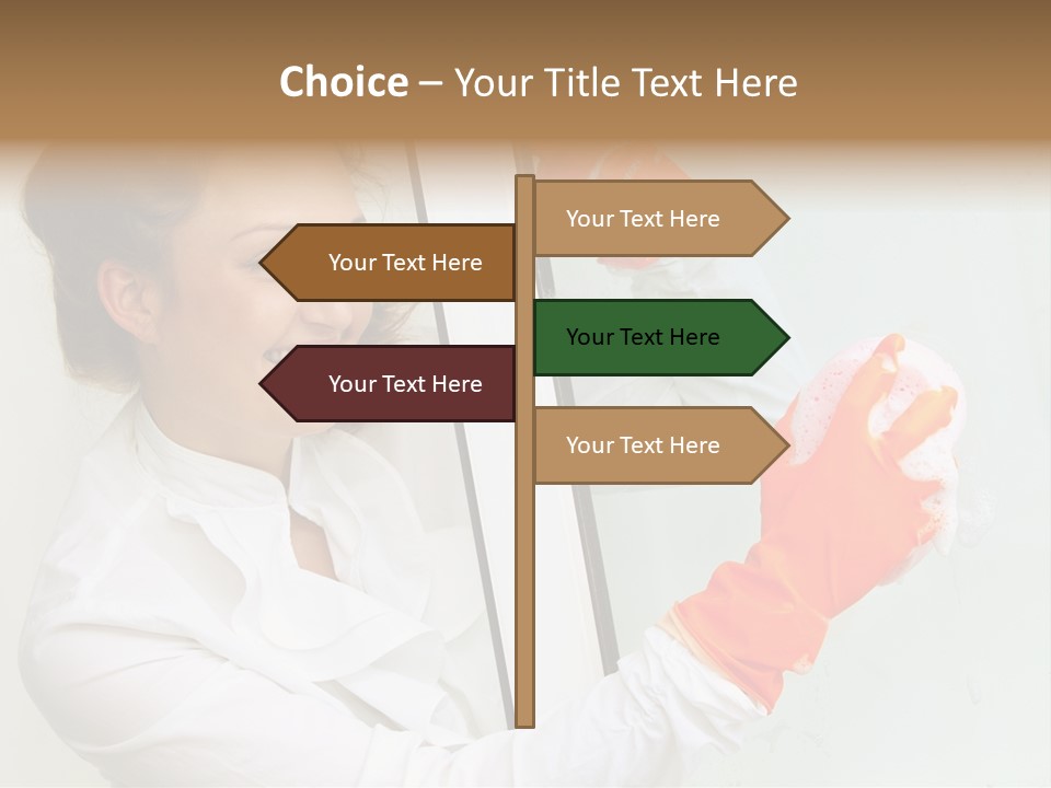 Businesspeople Duty Household PowerPoint Template