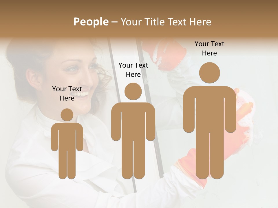 Businesspeople Duty Household PowerPoint Template