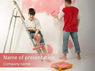 Materials Color Worker PowerPoint Template