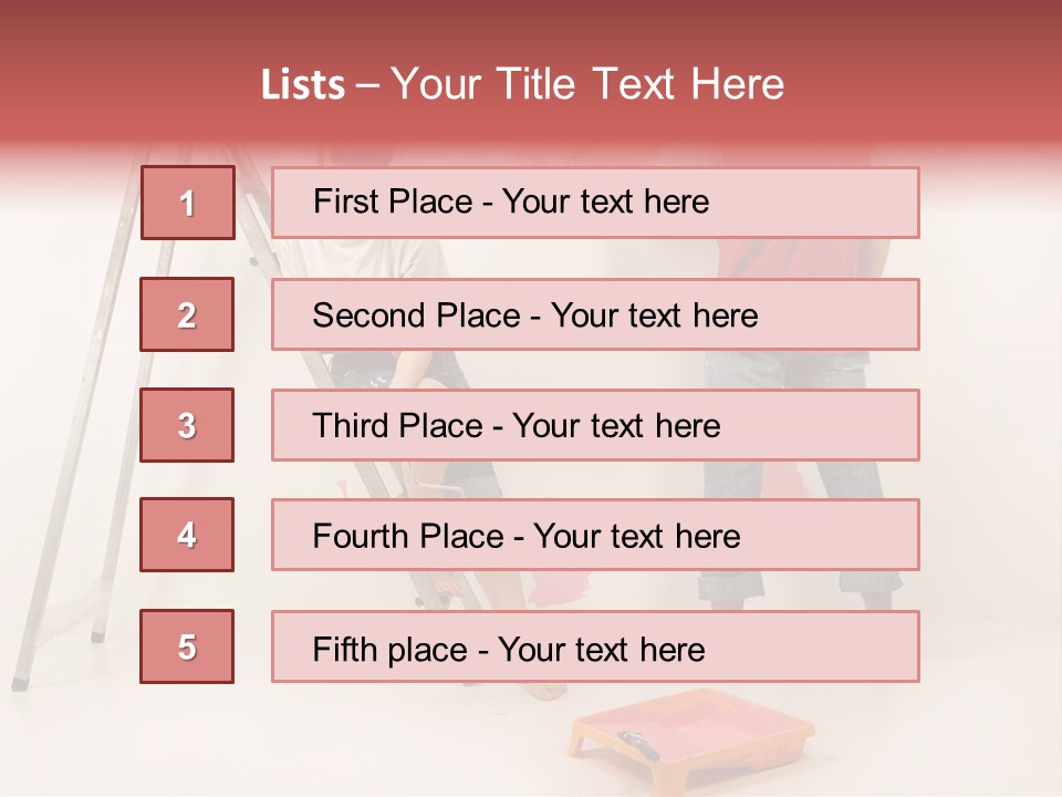 Materials Color Worker PowerPoint Template
