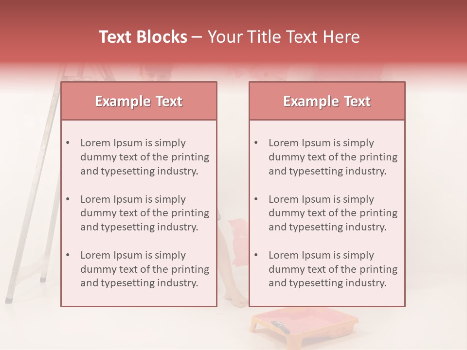 Materials Color Worker PowerPoint Template