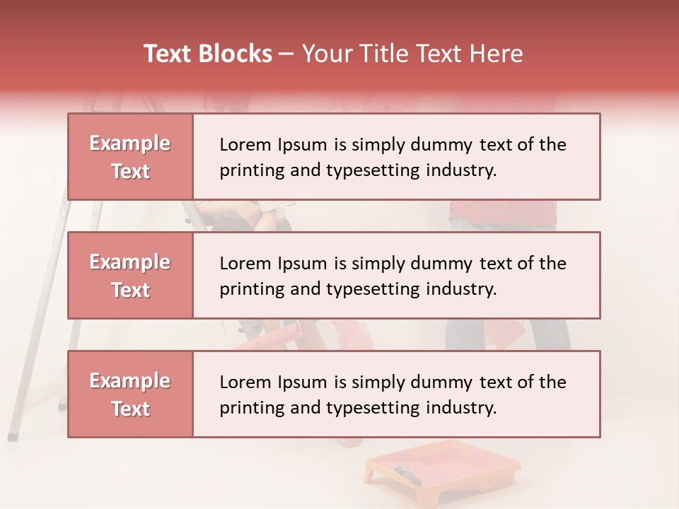 Materials Color Worker PowerPoint Template