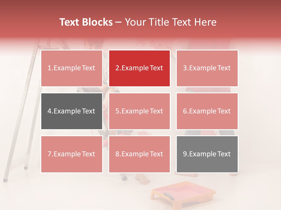 Materials Color Worker PowerPoint Template