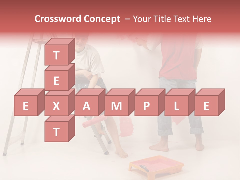 Materials Color Worker PowerPoint Template