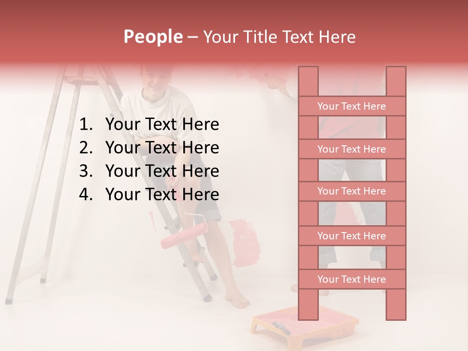 Materials Color Worker PowerPoint Template