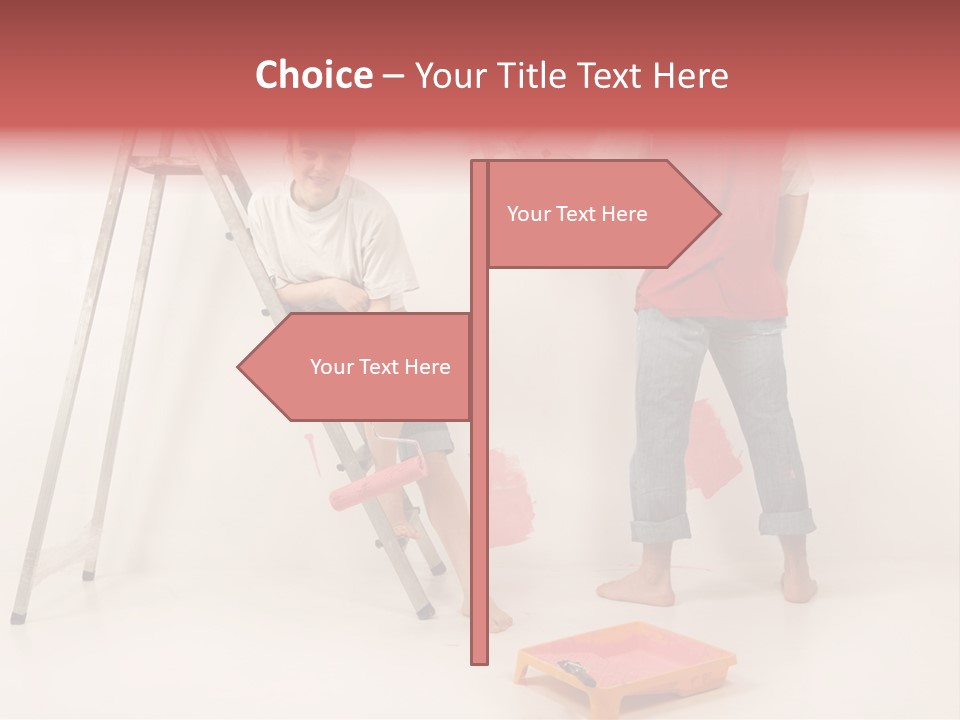 Materials Color Worker PowerPoint Template
