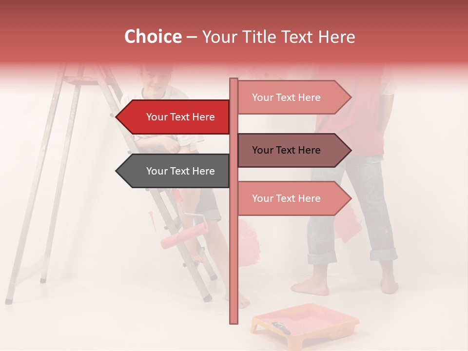 Materials Color Worker PowerPoint Template