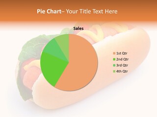 Mustard Hot Dog Bread PowerPoint Template