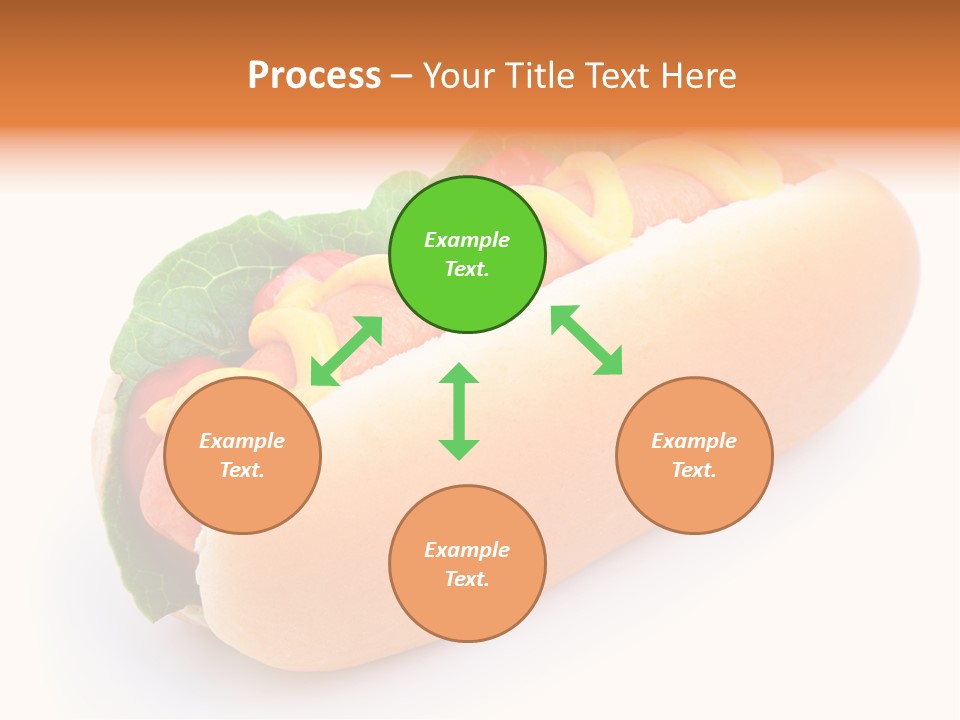 Mustard Hot Dog Bread PowerPoint Template