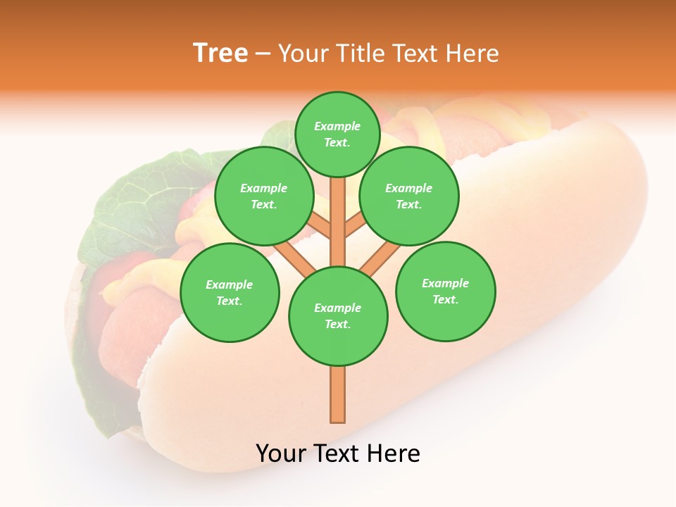Mustard Hot Dog Bread PowerPoint Template