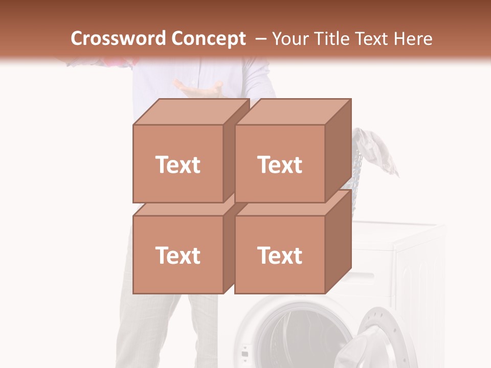 Adult Surprise Portrait PowerPoint Template