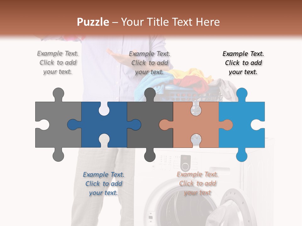 Adult Surprise Portrait PowerPoint Template