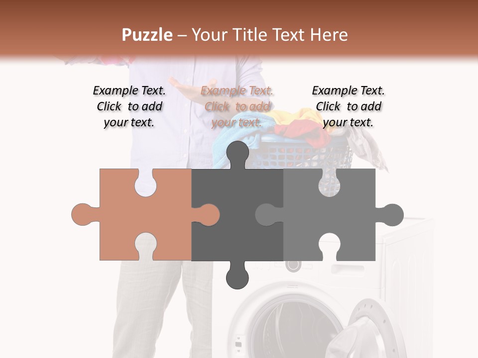 Adult Surprise Portrait PowerPoint Template