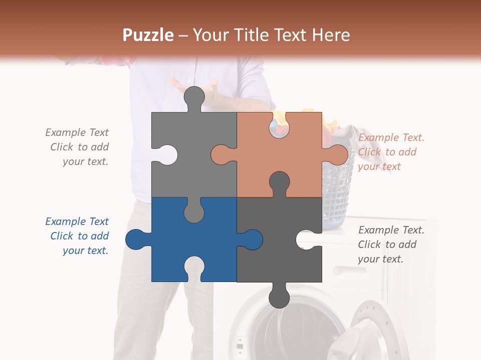 Adult Surprise Portrait PowerPoint Template