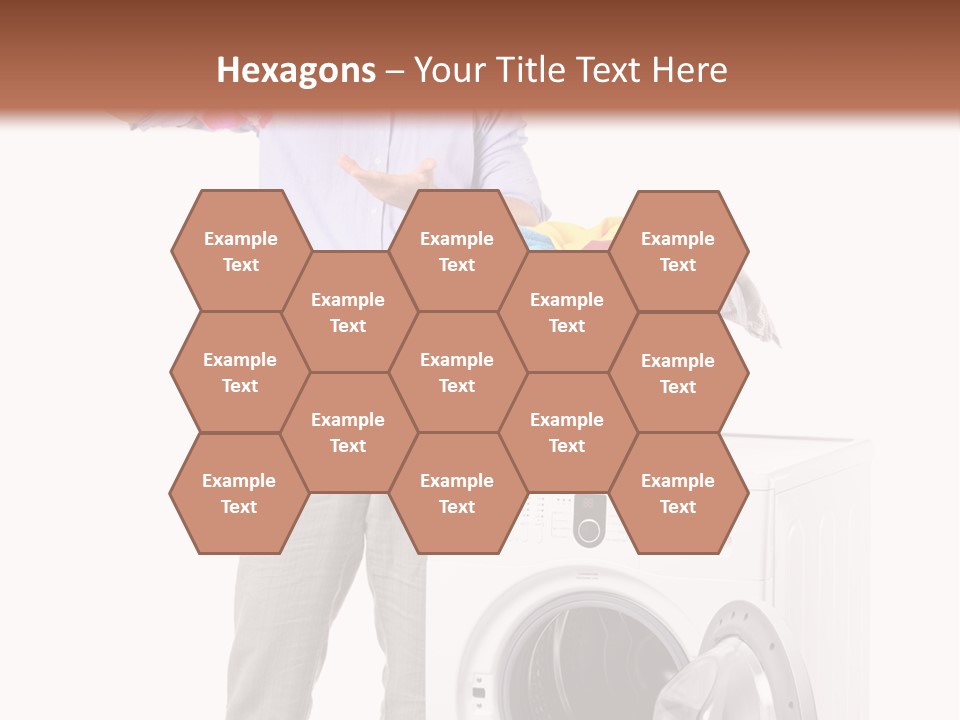 Adult Surprise Portrait PowerPoint Template