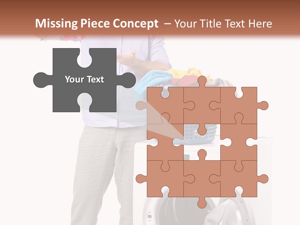 Adult Surprise Portrait PowerPoint Template