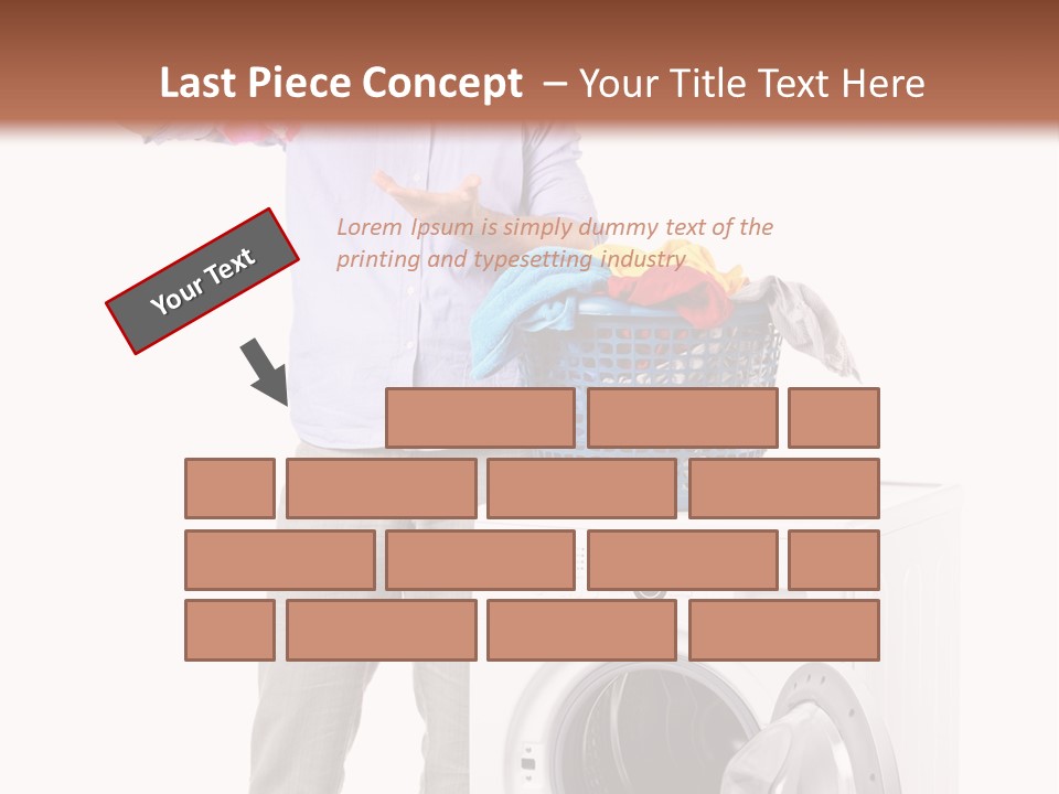 Adult Surprise Portrait PowerPoint Template