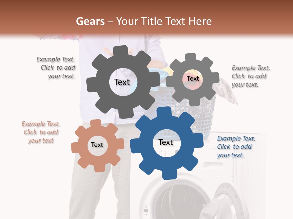 Adult Surprise Portrait PowerPoint Template