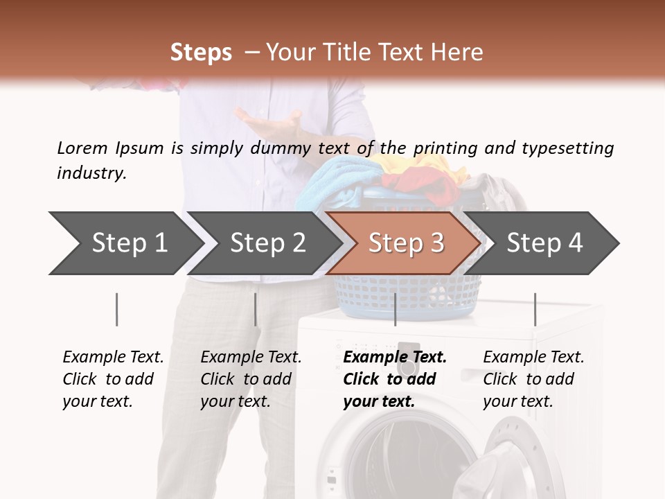 Adult Surprise Portrait PowerPoint Template