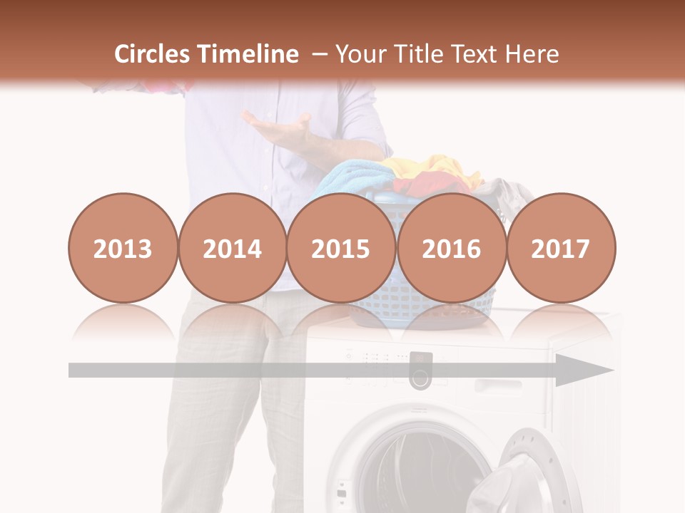 Adult Surprise Portrait PowerPoint Template