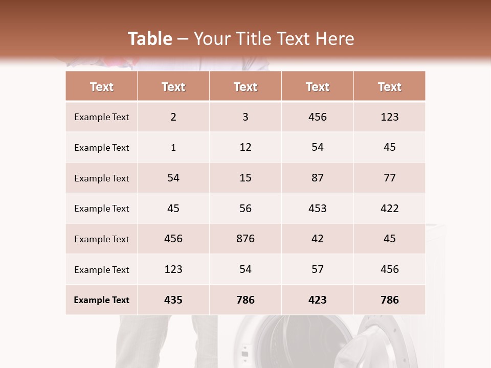 Adult Surprise Portrait PowerPoint Template