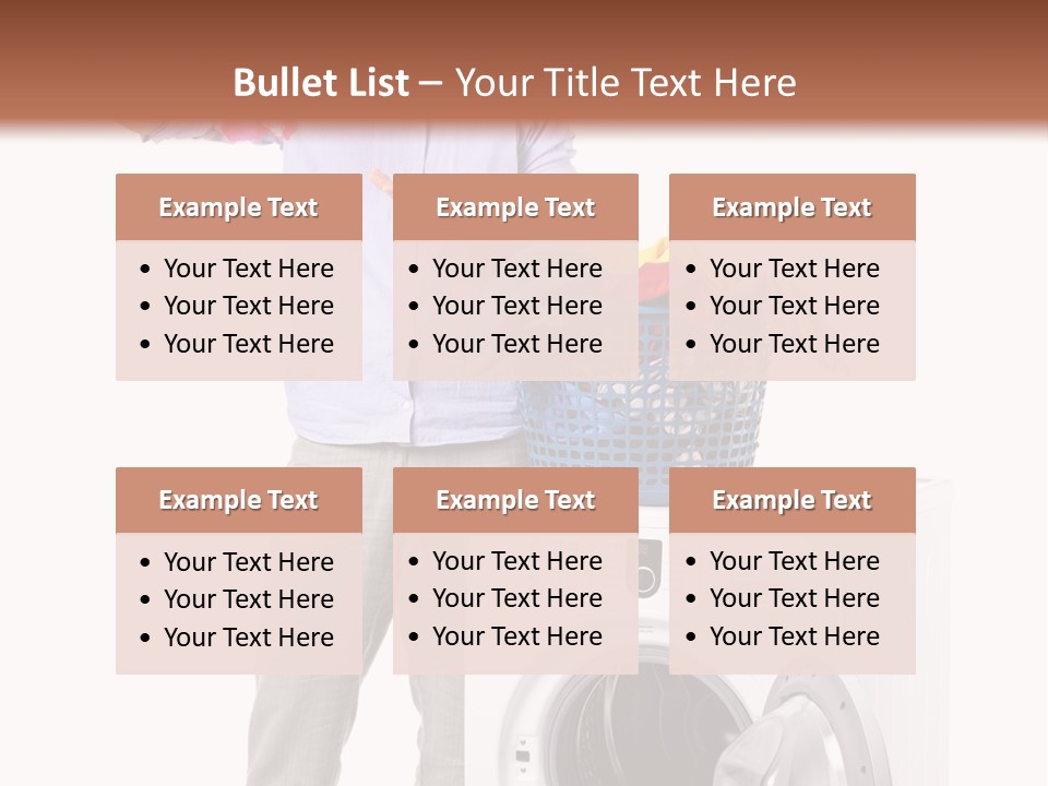 Adult Surprise Portrait PowerPoint Template