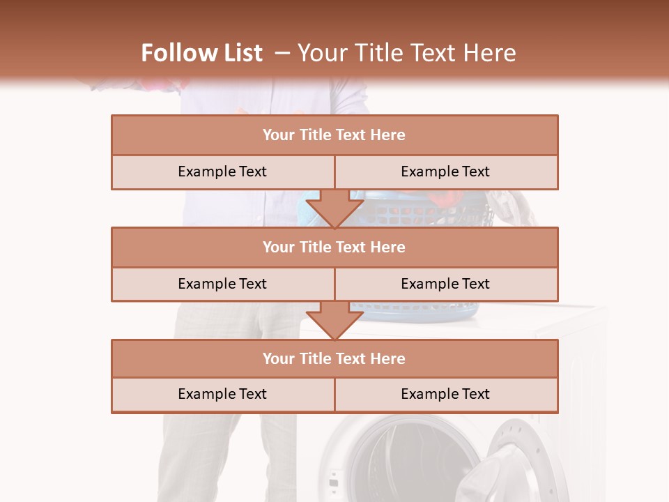 Adult Surprise Portrait PowerPoint Template