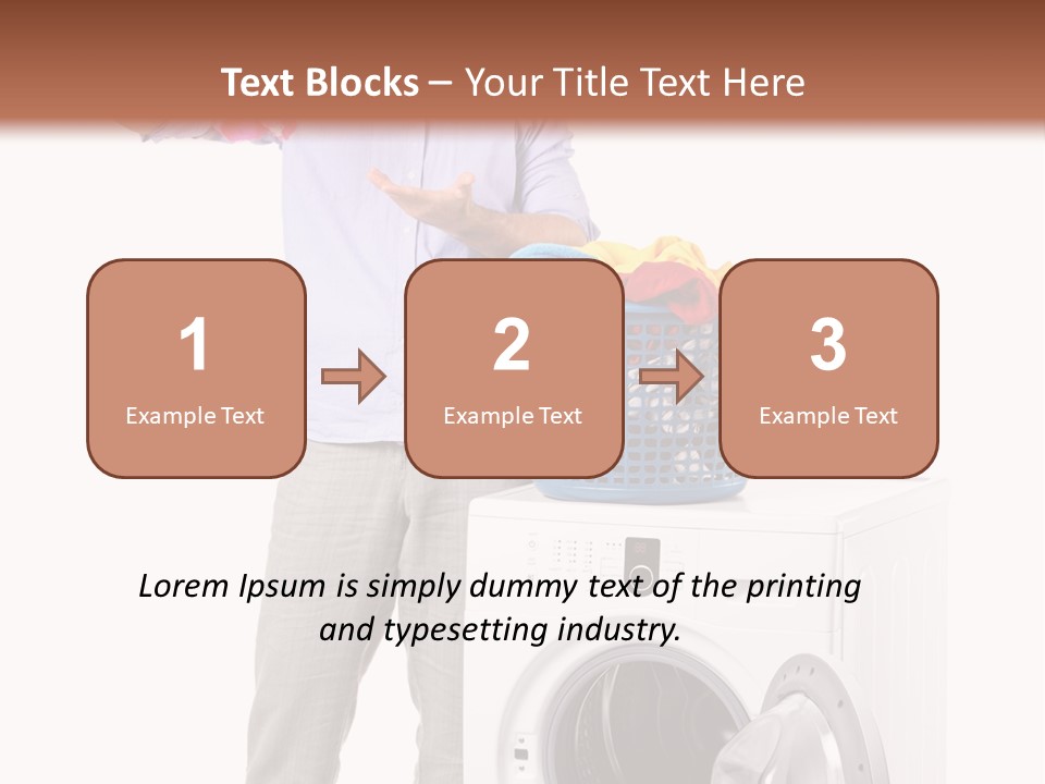 Adult Surprise Portrait PowerPoint Template
