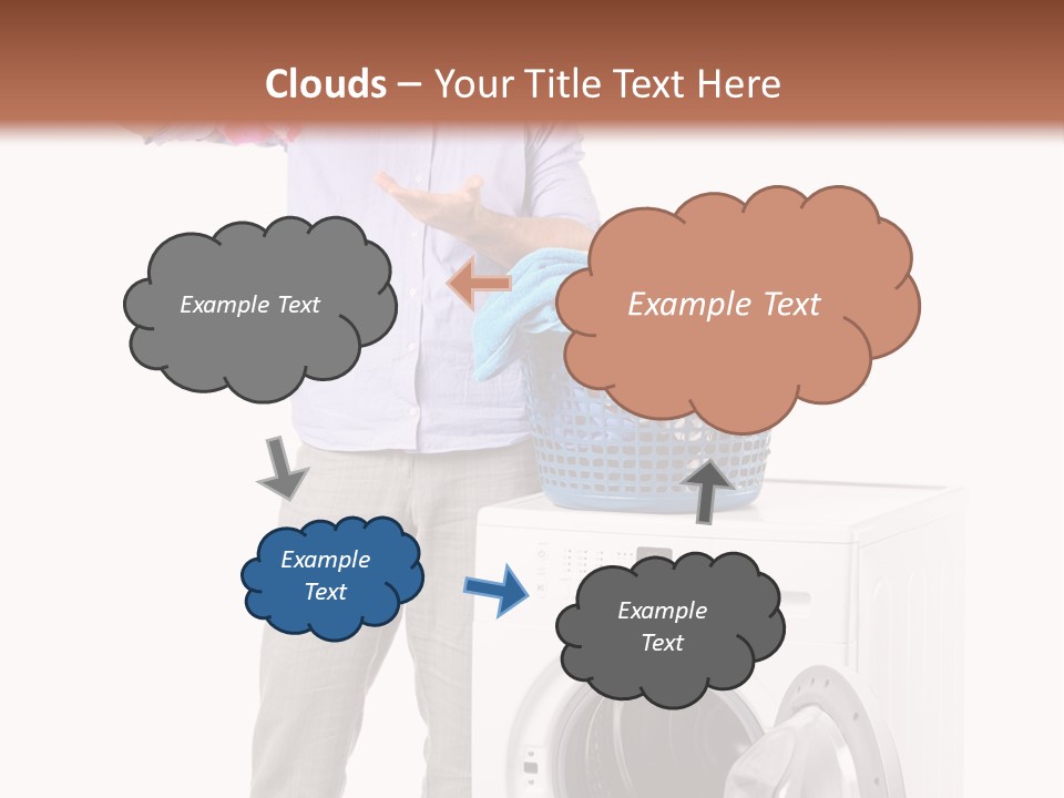 Adult Surprise Portrait PowerPoint Template