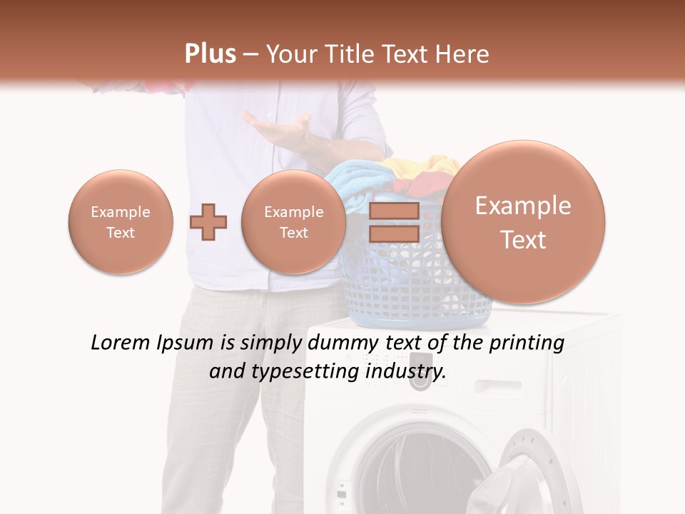 Adult Surprise Portrait PowerPoint Template